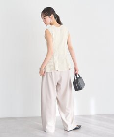 earth music&ecology フレアニットベスト