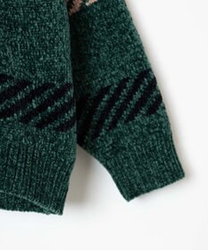 WEGO ベロアモール総柄プルオーバー