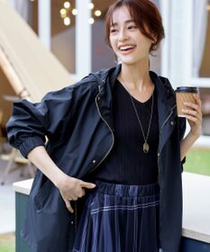 Tiaclasse 【新色追加・洗える】撥水ドロストマウンテンパーカー