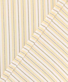 J.PRESS LADIES 【WEB限定・洗える】ストライプ キーネック ブラウス