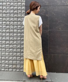 UNFILO 【イージーケア】コットンシフォンスカート