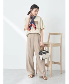 earth music&ecology タックワイドパンツ