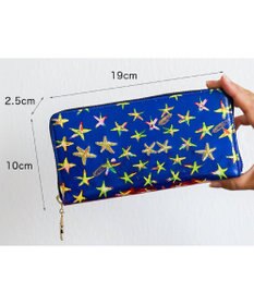 tsumori chisato CARRY エジプシャンスター ラウンドファスナー長財布 【きめ細かな羊革】