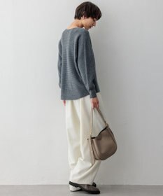 23区 S ナチュラルストレッチサキソニー バレル パンツ