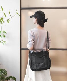 TOCCA 【WEB＆一部店舗限定・撥水・環境にやさしい素材】SANA SIDEPOCKET TOTE トートバッグ