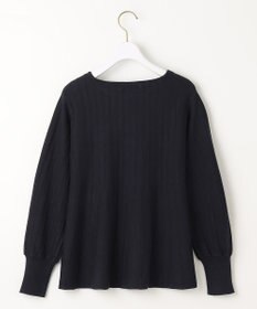 ANY SIS L 【洗える】ペプラム ニット