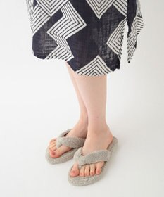 UCHINO クレープガーゼ ジオメトリックワンピース