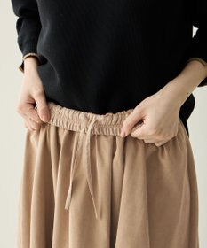 ANY L 【2SET】バイカラーニット×スエードスカートセット