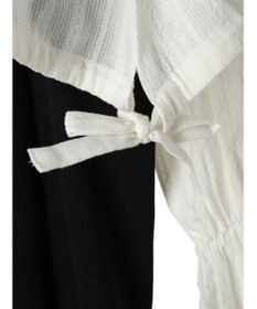 earth music&ecology ＳＥＴ２点ドビーショートブラウス＋キャミワンピース