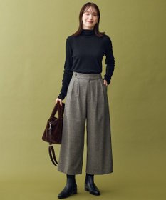 ANY L 【ウエストゴム】ライトツイードパンツ