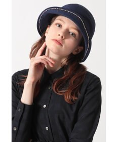 DAKS コットンツイルクロッシェハット