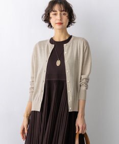 23区 【先行予約】ピュアリネンハイゲージ カーディガン
