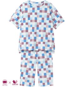 ワコール／睡眠科学 パジャマ 綿100%(本体) 天竺素材 5分袖 半袖 7分丈 レディース YDT153 睡眠科学／ワコール