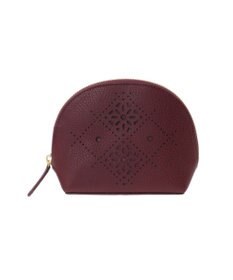 genten アーガイルカットワーク ポーチ