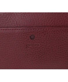 genten アーガイルカットワーク ポーチ