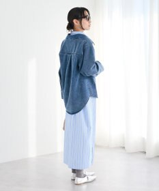 CRAFT STANDARD BOUTIQUE ストライプシャツワンピース