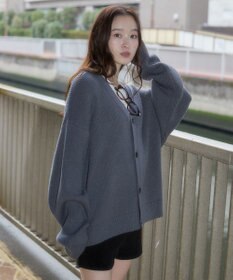 WEGO 【ユニセックス着用ITEM/MLサイズ展開】クロップドカーディガン