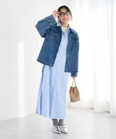 CRAFT STANDARD BOUTIQUE ストライプシャツワンピース