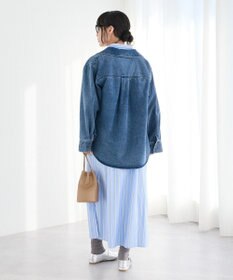 CRAFT STANDARD BOUTIQUE ストライプシャツワンピース