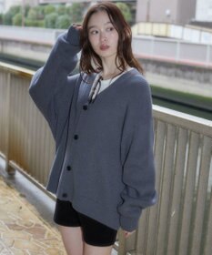 WEGO 【ユニセックス着用ITEM/MLサイズ展開】クロップドカーディガン