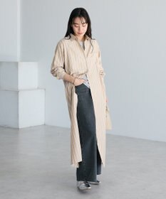 CRAFT STANDARD BOUTIQUE ストライプシャツワンピース