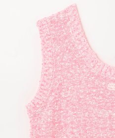 GRACE CONTINENTAL ネップツイードニットノースリーブ