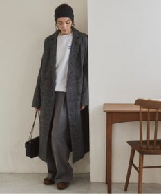 WEGO 【ANGIE VINTAGE】ツイードダブルロングコート