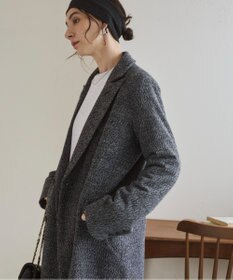 WEGO 【ANGIE VINTAGE】ツイードダブルロングコート