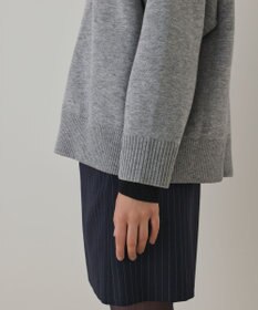 GRACE CONTINENTAL ハーフジップニットトップ