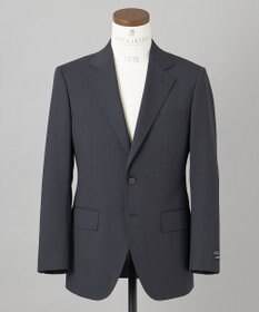 GOTAIRIKU オールシーズン対応【御幸毛織】WOOL×SOLOTEX ストレッチスーツ（グレー無地）