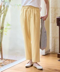 ANY 【ウエストゴム】イージーケアライトストレッチテーパードパンツ