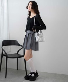 WEGO 巾着付きクリアショルダー