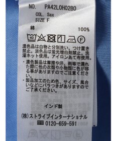 CRAFT STANDARD BOUTIQUE インド綿Ａラインシャツワンピース