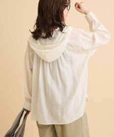 Green Parks シアーフードシャツ