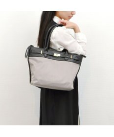 UNBILLION 【テレビ ドラマ着用アイテム】ペルケ perche / ナイロン牛革ヒネリ金具トートバッグ