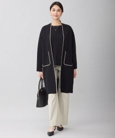 自由区 【WEB限定カラーあり・洗える】ドライコットンハイゲージプルオーバー ニット