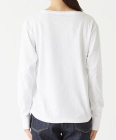 caqu caqu x good on long sleeve pocket tee リラックスフィットポケットTシャツ