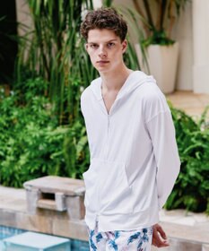 San-ai Resort（三愛水着楽園） 【SALE】ユニセックスラッシュパーカー　UPF50＋　撥水加工　S・M・L　【Reir（レイール）】