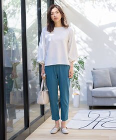 ANY L 【洗濯機可】ジャガード袖ねじりプルオーバー