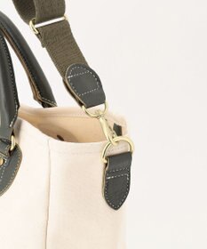 UNBILLION Otias 8号キャンバスシュリンクレザートートバッグ