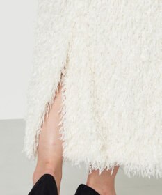 NAVE 【Nave・洗える】フェザーフリンジ スカート