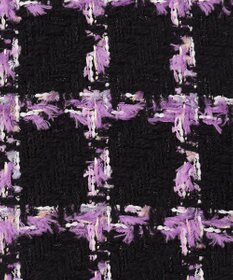 GRACE CONTINENTAL フェザーチェックツイードコート