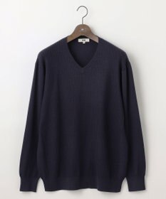 JOSEPH ABBOUD 【キングサイズ・洗える/チクチクしない/3シーズン対応】SNOWY Vネック  ニット