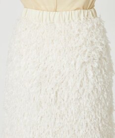 NAVE 【Nave・洗える】フェザーフリンジ スカート