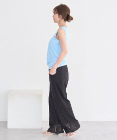 earth music&ecology 【セットアップ対応】【WEB・一部店舗限定】パッチワークレースパンツ