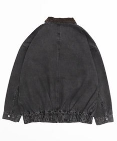 WEGO ワーカーズWジップデニムブルゾン
