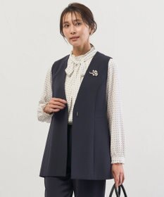 J.PRESS LADIES L 【セットアップ対応】セラテリーダブルクロス ジレ