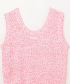 GRACE CONTINENTAL ネップツイードニットノースリーブ