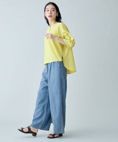ANY L ラグランスリーブスキッパーブラウス