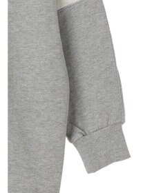 AMERICAN HOLIC ハーフＺＩＰ配色切り替え裏毛チュニック